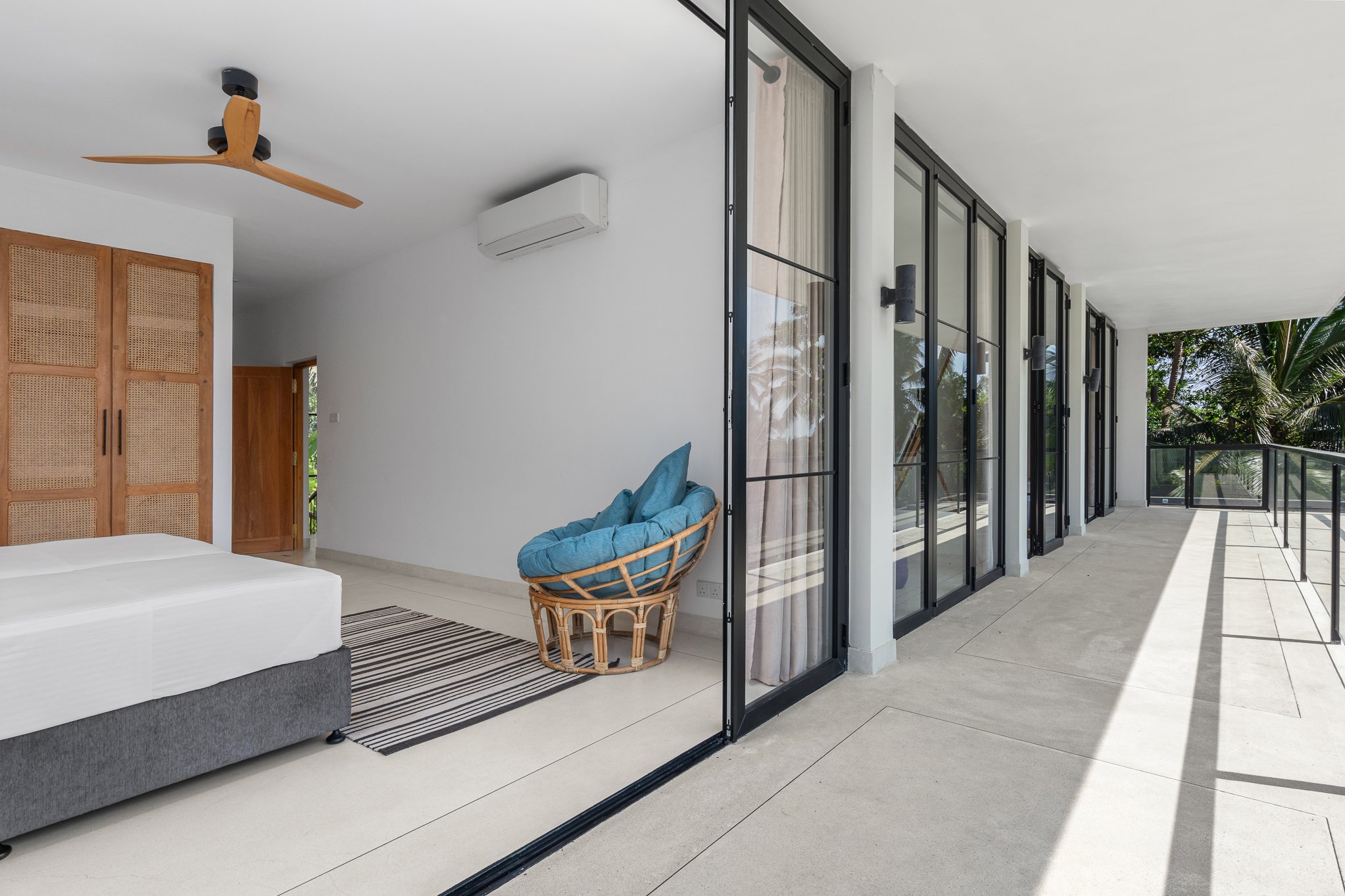 Open-plan living area at Dragonfly Villa