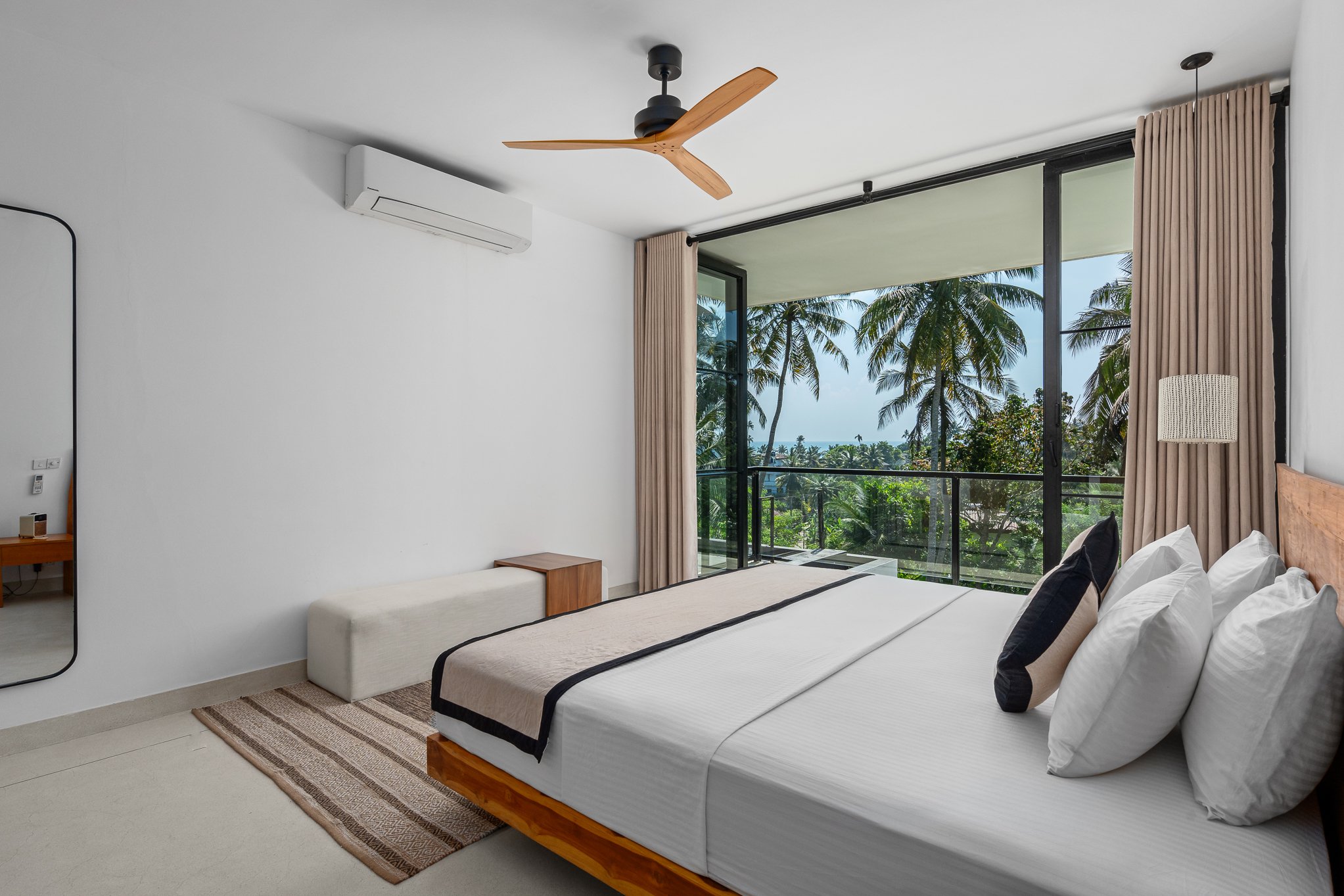 Bedroom with views at Dragonfly Villa